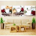 3 Panel Wall Art Oil Painting Coffee Painting Home Decoration Canvas Prints Pictures for Living Room Framed Art Mc-259